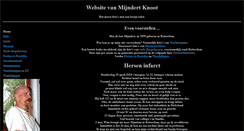 Desktop Screenshot of mijndertknoot.nl